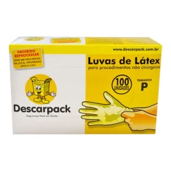 Luva de Látex para Procedimento Descarpack com Pó — H&H Suprimentos Corporativos
