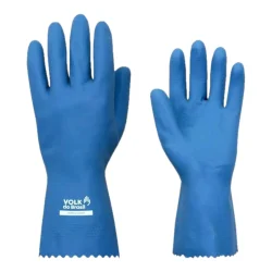 Luva de Látex Vol Plus Verniz Silver Azul Tamanho M — H&H Suprimentos Corporativos