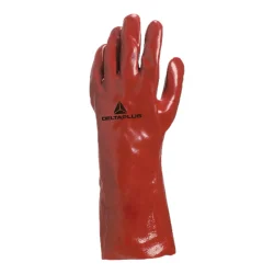 Luva de PVC Delta Plus PVC7335 Vermelha 35 cm — H&H Suprimentos Corporativos