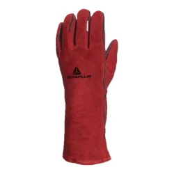 Luva de Soldador Delta Plus CA615K Raspa de Couro Vermelha 35 cm — H&H Suprimentos Corporativos
