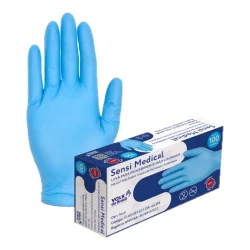 Luva Nitrílica de Procedimento Sensi Medical Volk Azul — H&H Suprimentos Corporativos