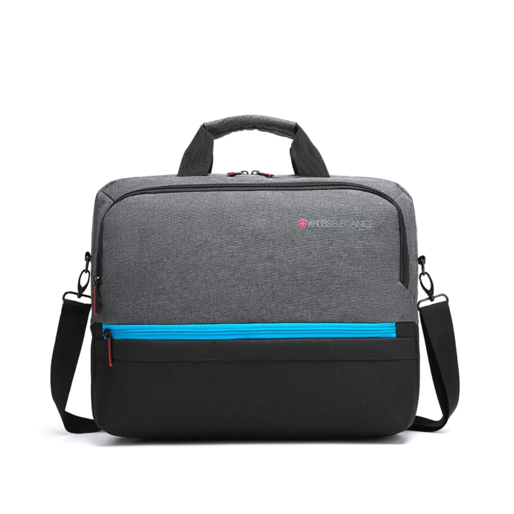 Maleta Kross para notebook até 15,6 polegadas corporativa KE-TLH1802 preta