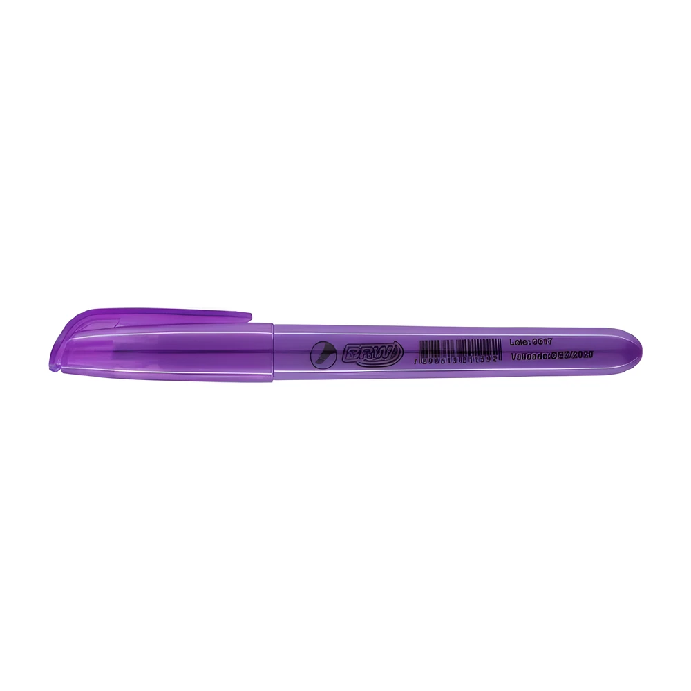 Marca texto fluorescente roxo BRW CA2006