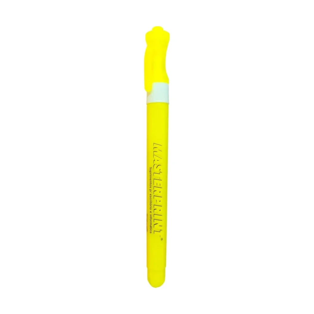 Marca-texto Neon slim amarelo Masterprint MP614