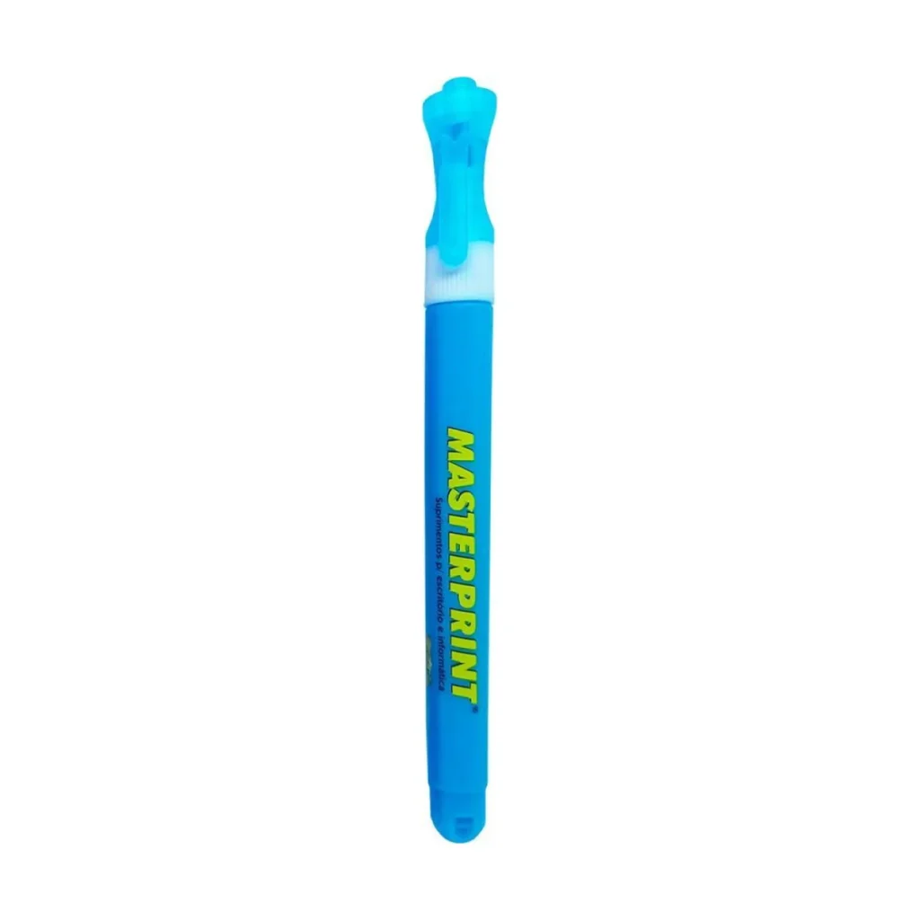 Marca-texto Neon slim azul Masterprint MP614