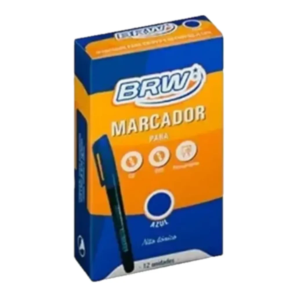 Marcador para CD e DVD BRW azul