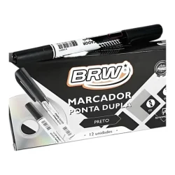 Marcador para CD e DVD BRW Preto CA5001 — H&H Suprimentos Corporativos
