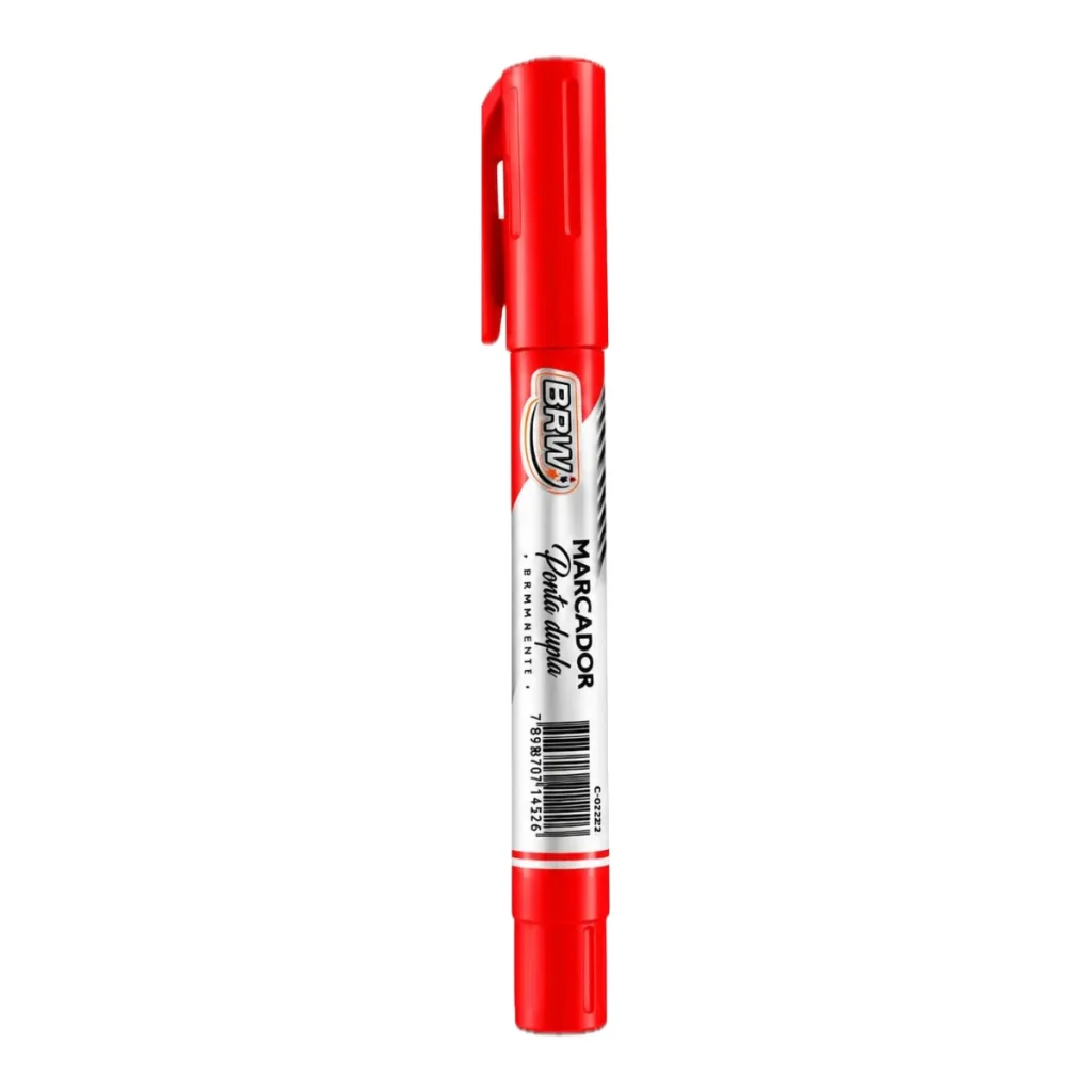 Marcador para CD e DVD BRW vermelho CA5003