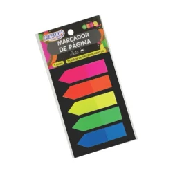 Marcador de Páginas Seta Neon 12 x 44 mm (5 Cores) FL001 — H&H Suprimentos Corporativos