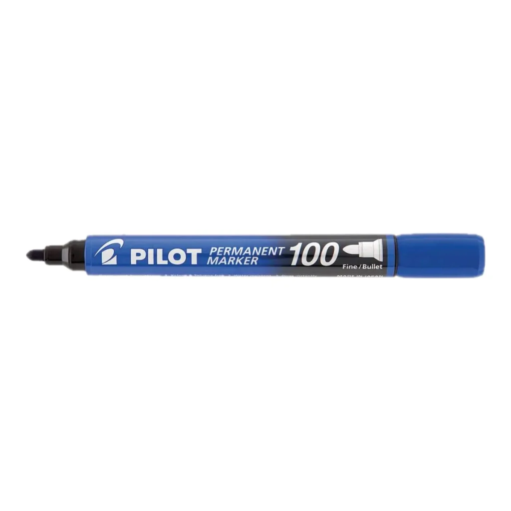 Marcador permanente Pilot sca 100 ponta redonda azul