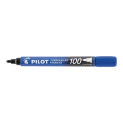 Marcador Permanente Pilot SCA 100 Ponta Redonda Azul — H&H Suprimentos Corporativos