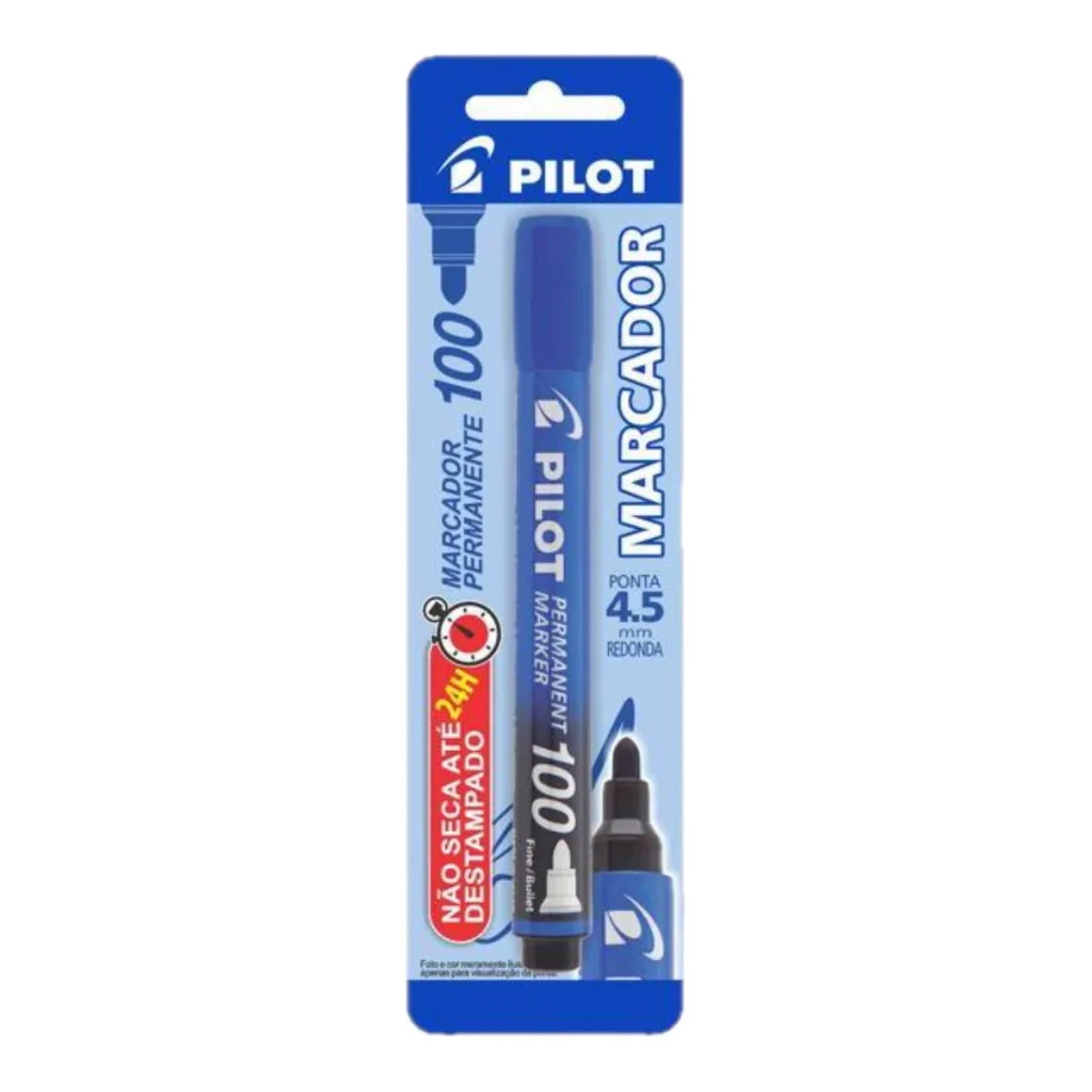 Marcador Pilot extra ponta redonda 4.0 mm azul