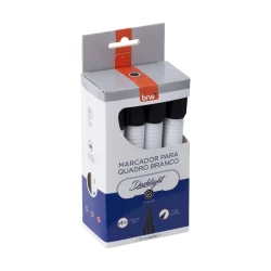 Marcador para Quadro Branco BRW Dashlight Preto — H&H Suprimentos Corporativos