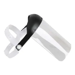 Máscara Facial Incolor 8 Polegadas com Visor de Policarbonato — H&H Suprimentos Corporativos