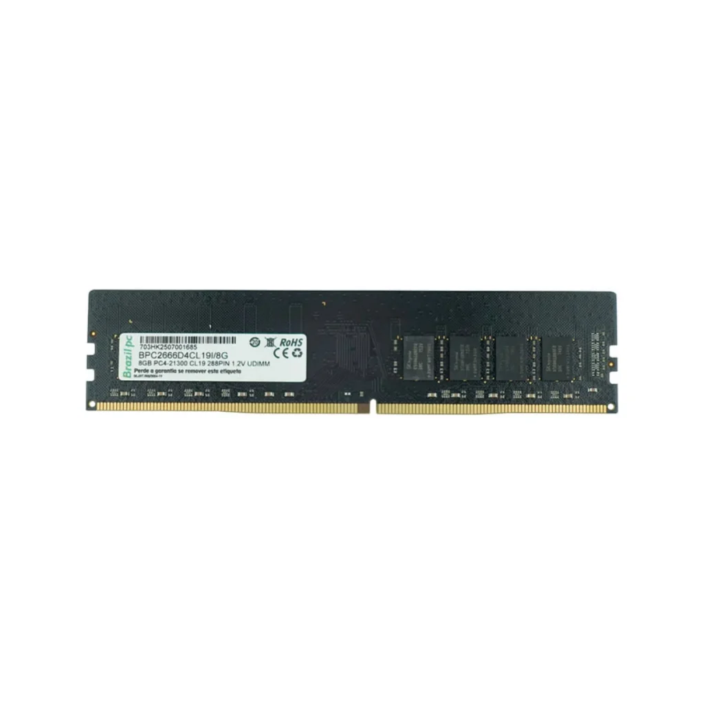 Memória BrazilPC 8 GB DDR4 2666 MHz OEM para Desktop