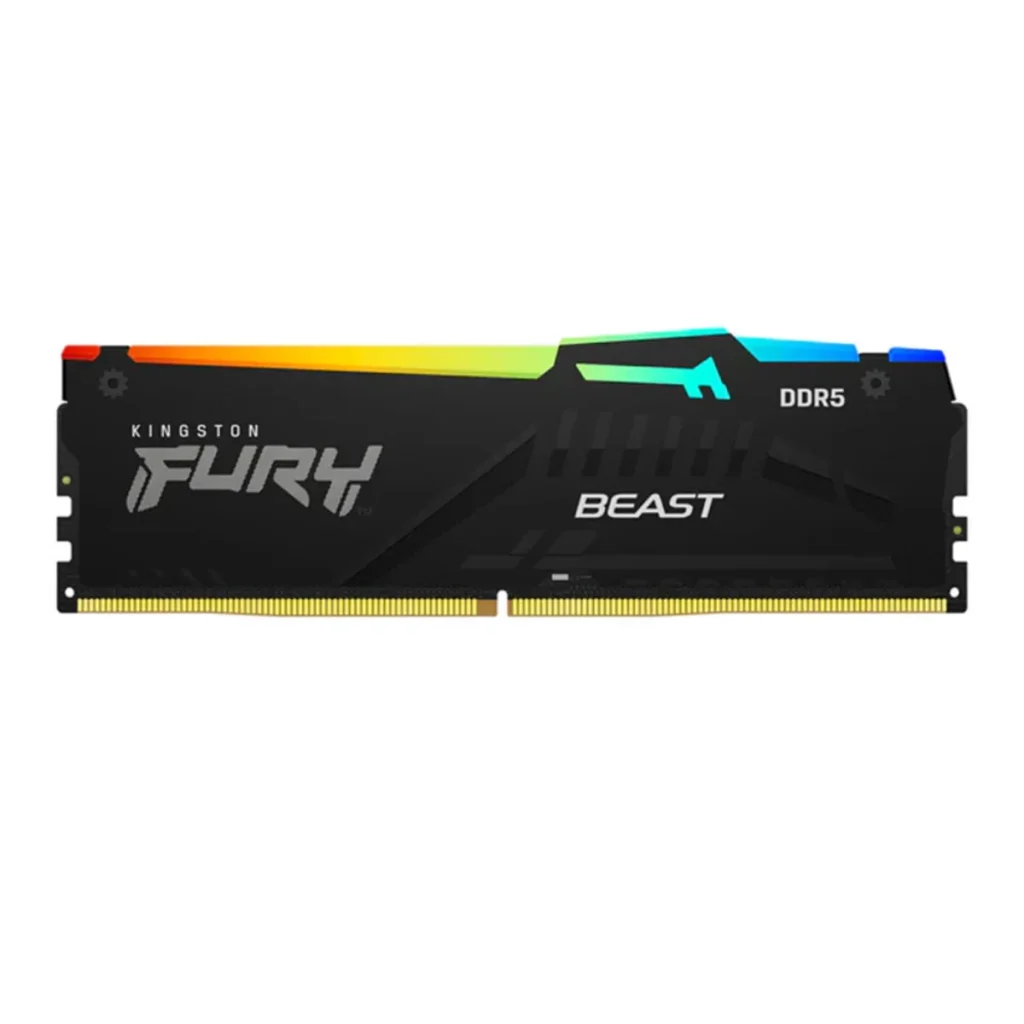 Memória RAM Kingston Fury Beast RGB 32GB DDR5 5600MHz CL40 KF556C40BBA-32