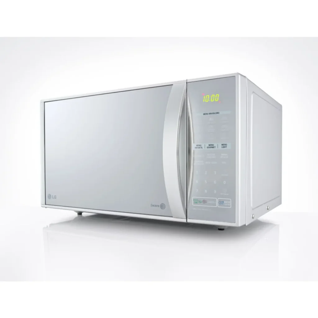 Micro-ondas lg MH7053R 30 litros com grill easy clean espelhado