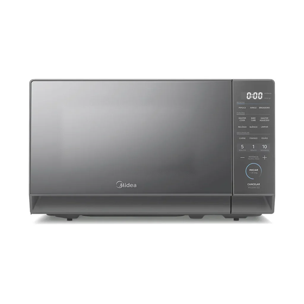 Micro-ondas midea mastercook 20 litros MHP20S1 prata espelhado
