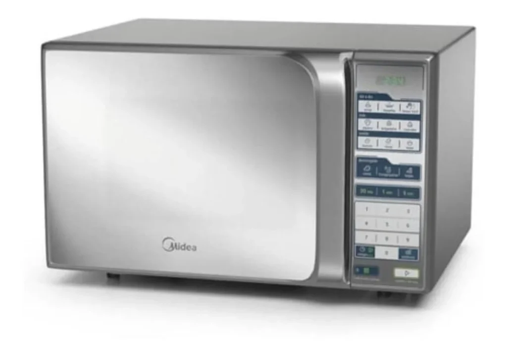 Micro-ondas midea MTFS4 31 litros prata espelhado
