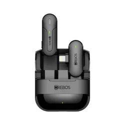 Microfone de Lapela Hrebos Clip Voice S One Lightning IF-208 — H&H Suprimentos Corporativos