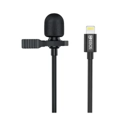 Microfone de Lapela Hrebos HD Lightning HS 032 — H&H Suprimentos Corporativos