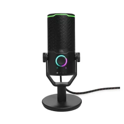 Microfone JBL Quantum Stream Studio Condensador USB-C com Suporte — H&H Suprimentos Corporativos