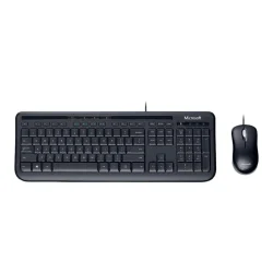 Teclado e mouse Microsoft Wired Desktop 600 — H&H Suprimentos Corporativos