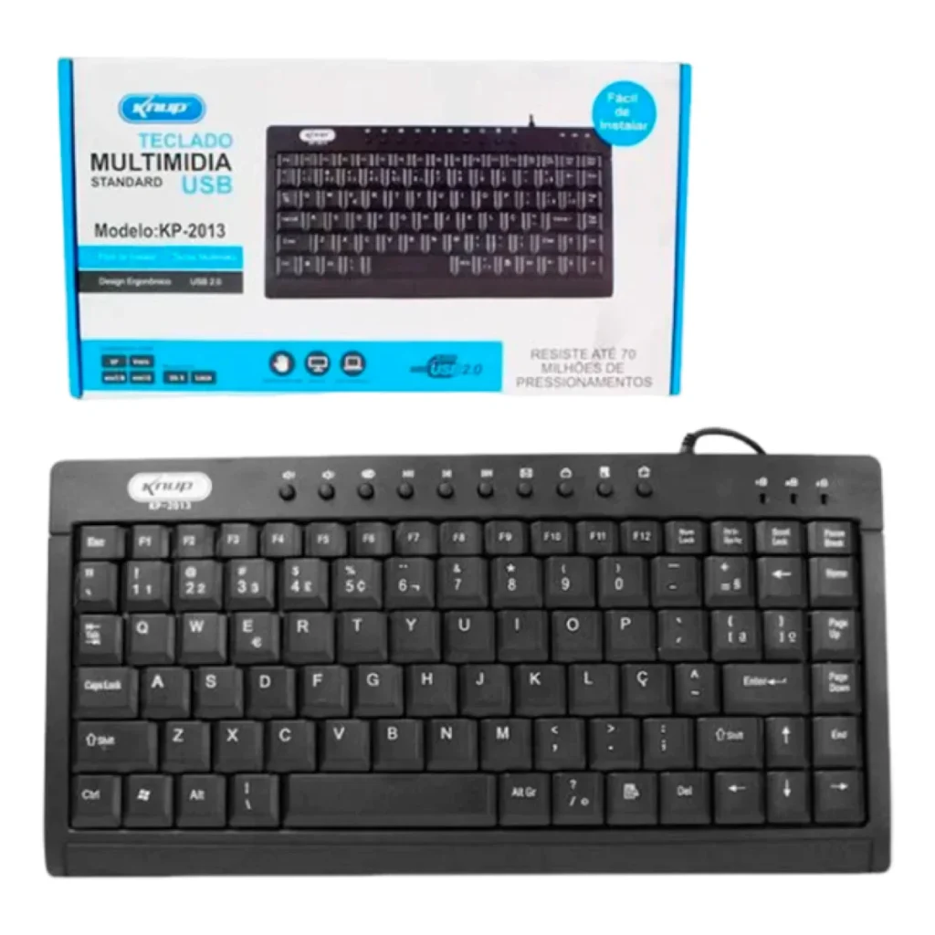 Mini teclado USB knup KP-2013