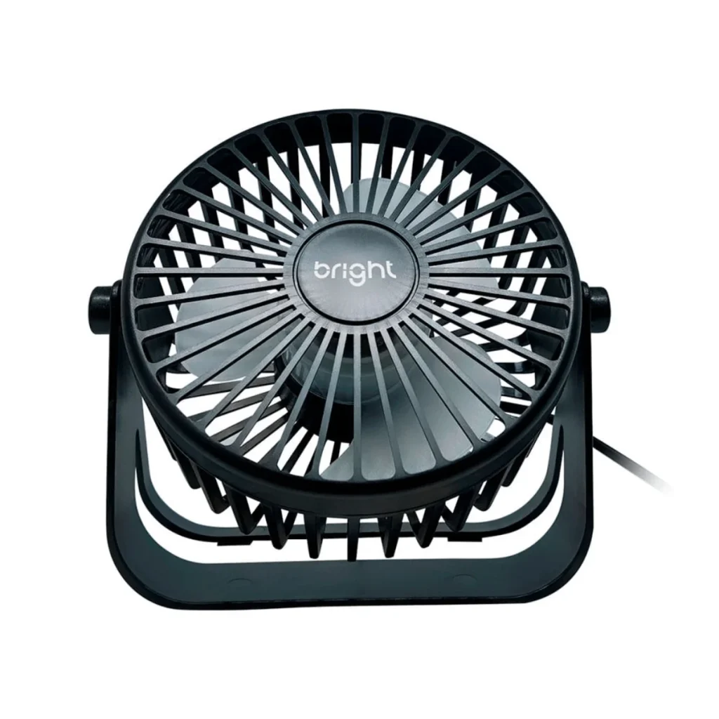 Mini ventilador de mesa Bright VN001 USB 3 velocidades