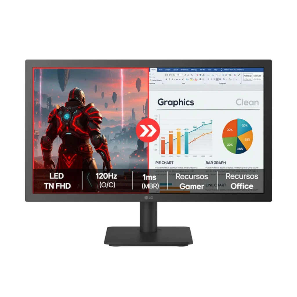 Monitor lg 22U403A 22" va full HD 120Hz 1ms mbr HDR10