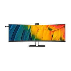 Monitor Philips 45B1U6900CH 45" Ultrawide Curvo 5120 x 1440 com USB-C e Webcam — H&H Suprimentos Corporativos
