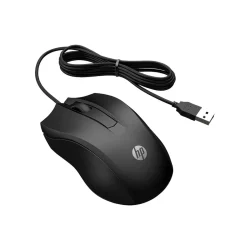 Mouse com Fio HP 100 USB Óptico 1600 DPI Preto — H&H Suprimentos Corporativos