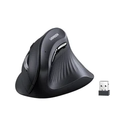 Mouse Ergonômico Vertical UGREEN MU008 Bluetooth e 2,4 GHz 4000 DPI — H&H Suprimentos Corporativos