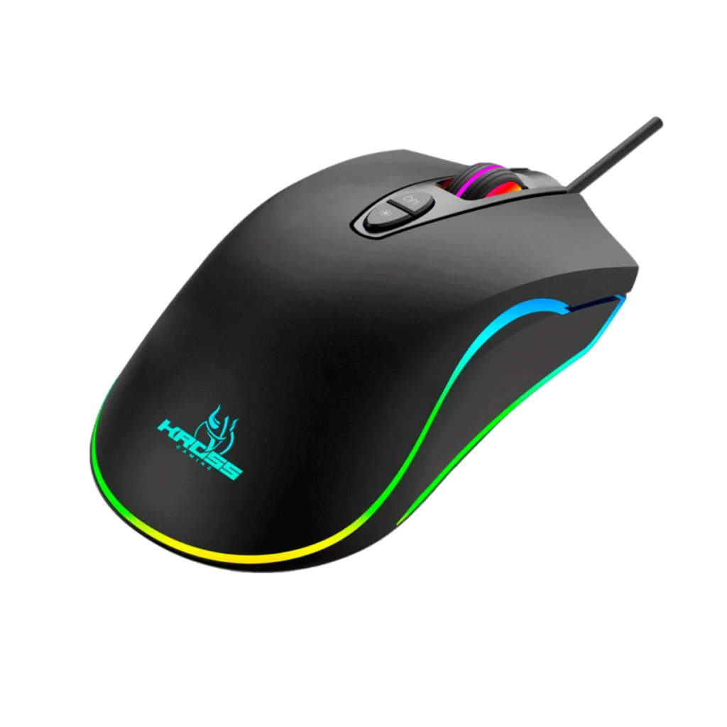 Mouse Gamer Kross gungnir KE-MG125 com fio USB 4800 DPI preto