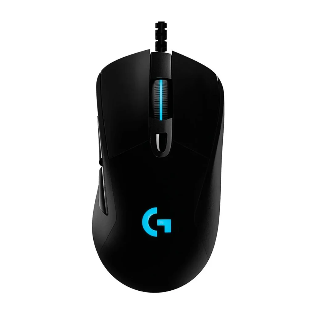 Mouse Gamer Logitech G403 hero 16K preto e azul