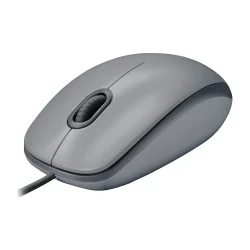 Mouse Logitech M110 Silent USB com Fio Cinza — H&H Suprimentos Corporativos