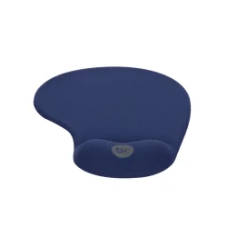 Mouse Pad Ergonômico Bright 0309 com Apoio de Pulso em Espuma Azul — H&H Suprimentos Corporativos