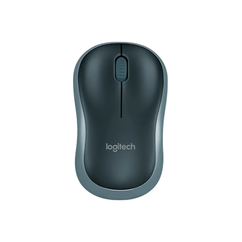 Mouse sem fio Logitech M185 cinza 1000 DPI