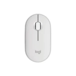Mouse Sem Fio Logitech Pebble Mouse 2 M350S Branco — H&H Suprimentos Corporativos