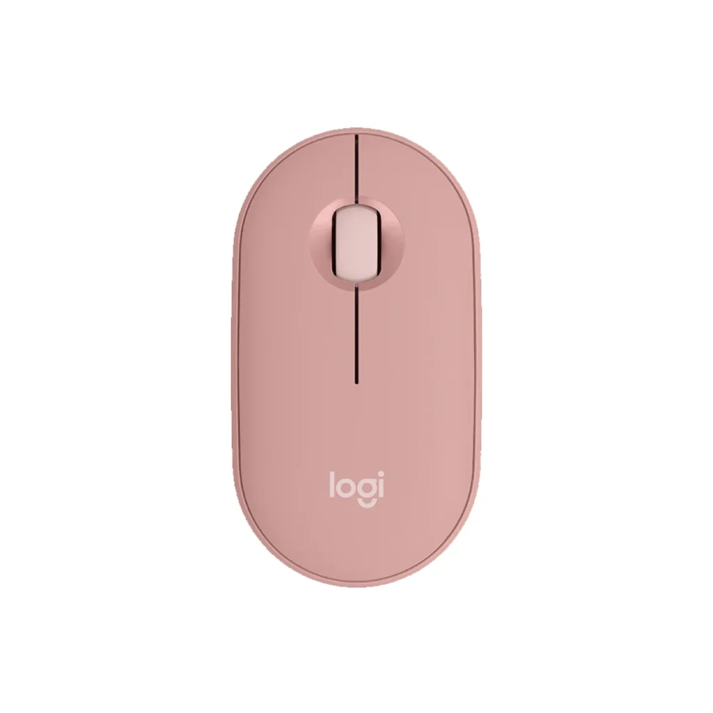 Mouse sem fio Logitech Pebble mouse 2 M350S rosé