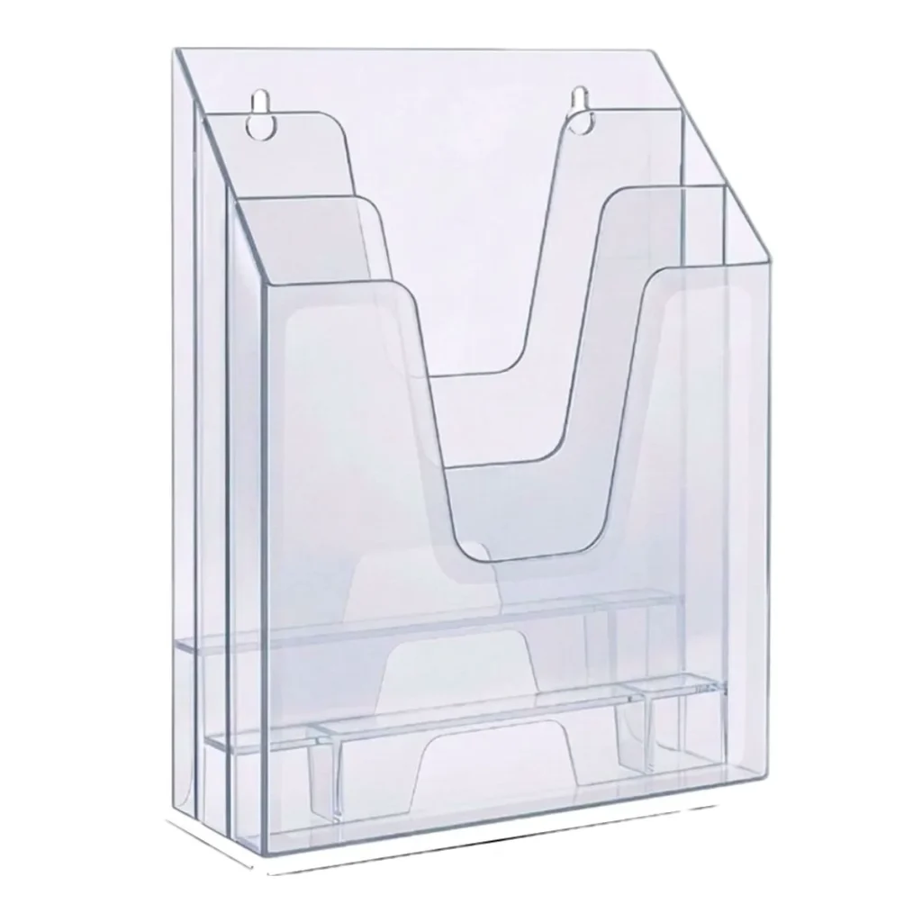 Nicho organizador premium triplo cristal acrinil