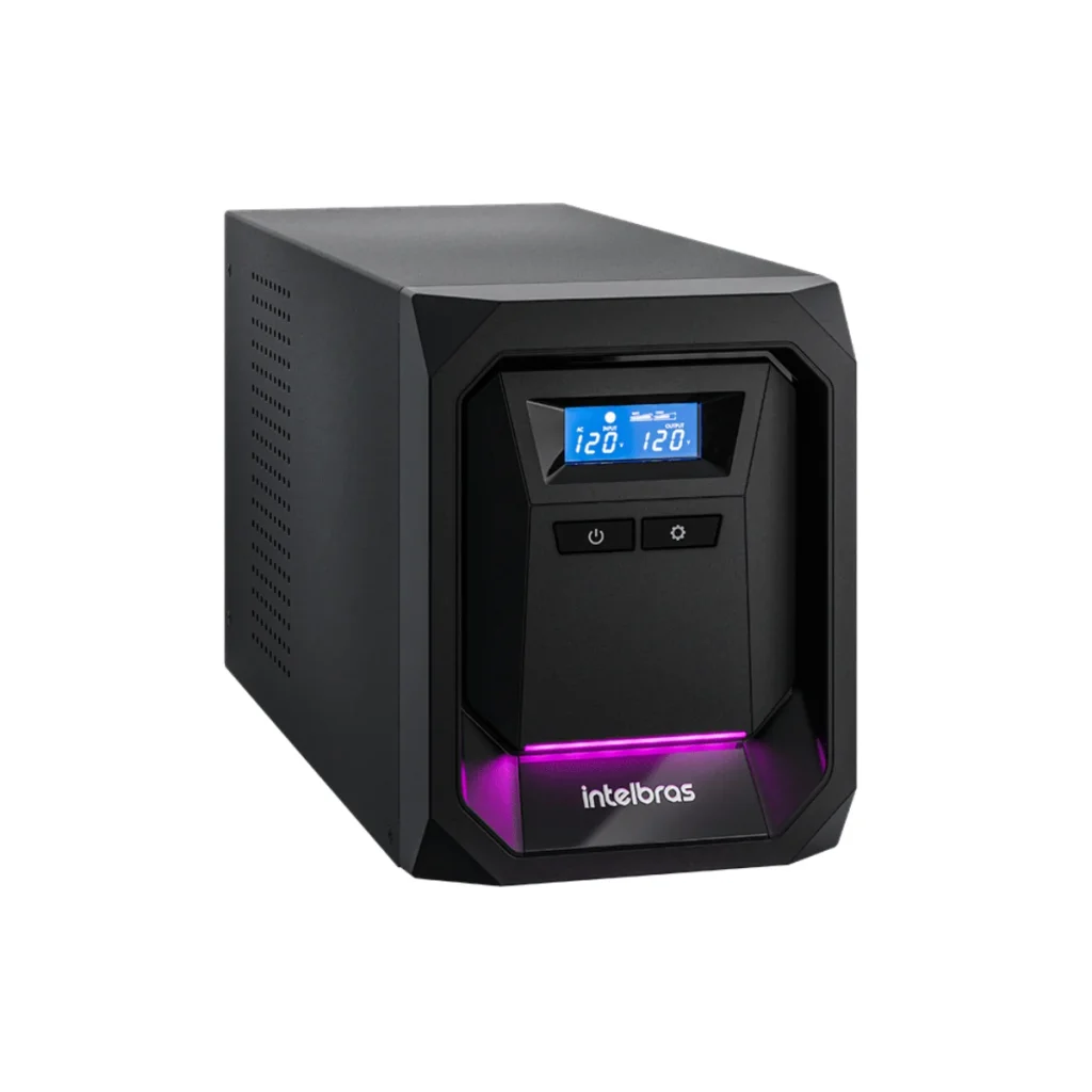 Nobreak Intelbras Gamer ultimate 1000VA senoidal Bivolt LED RGB
