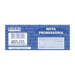 Nota Promissória Mini 50 Folhas São Domingos 145 x 65 mm — H&H Suprimentos Corporativos