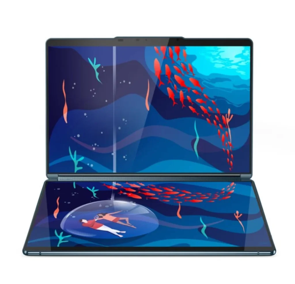 Notebook Lenovo yoga book 9i core ultra 7 255H 16GB SSD 512GB tela dupla oled...