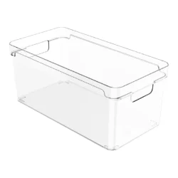 Organizador Clear Multiuso sem Tampa 15 x 10 x 5 cm Transparente — H&H Suprimentos Corporativos