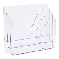 Organizador Triplo Office Cristal Maxcril — H&H Suprimentos Corporativos