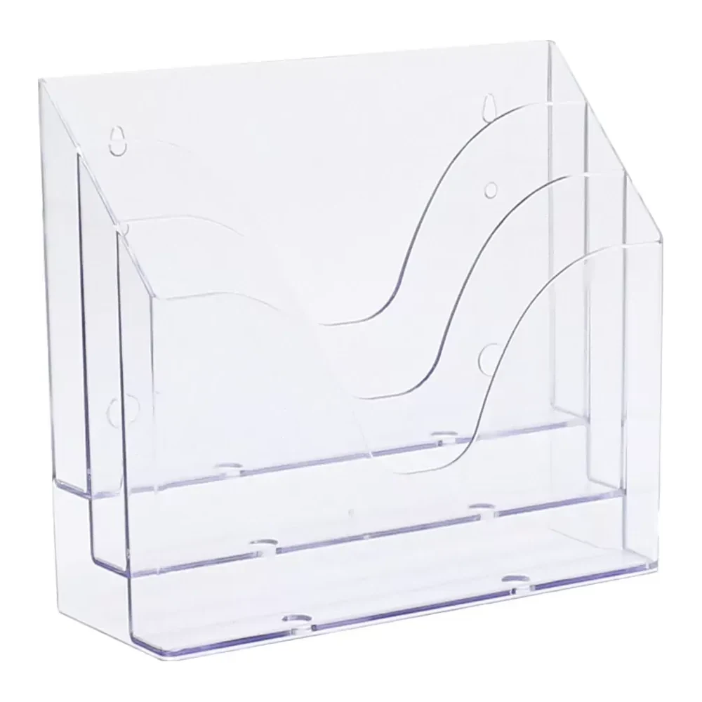 Organizador triplo office cristal Maxcril