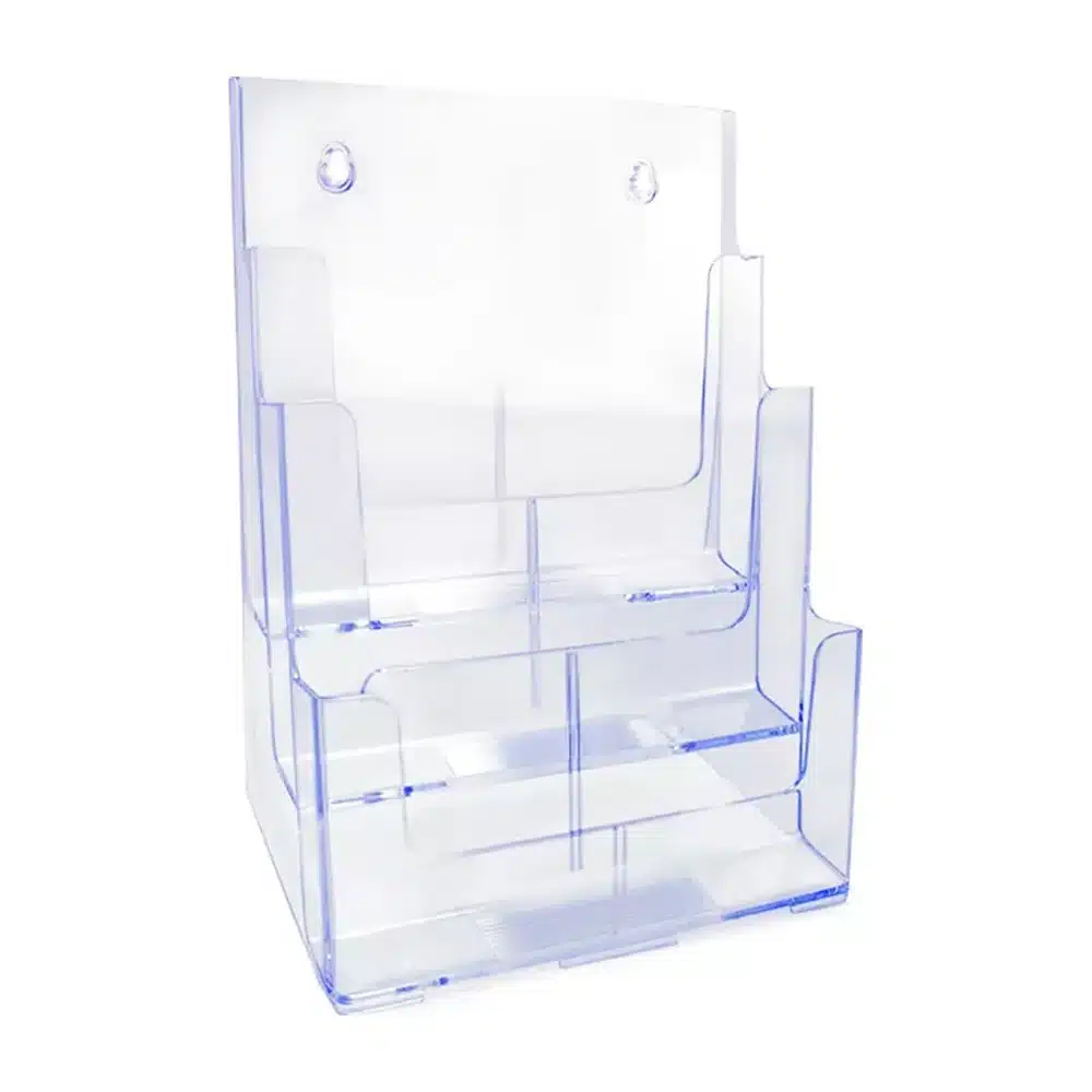 Organizador triplo vertical cristal Maxcril