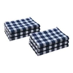 Pano de Chão Xadrez Azul e Branco — H&H Suprimentos Corporativos