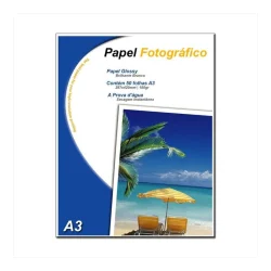 Papel Fotográfico Glossy A3 180 g com 50 Folhas — H&H Suprimentos Corporativos